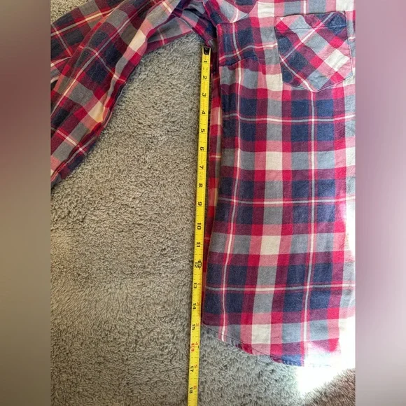 Natural Reflections Flannel Button-Down Long-Sleeve Shirt for Ladies - Size Sm - Picture 8 of 9